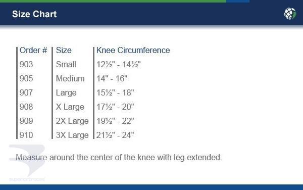 Deluxe Hinged Knee Brace -  by Advanced Orthopaedics - Superior Braces - SuperiorBraces.com