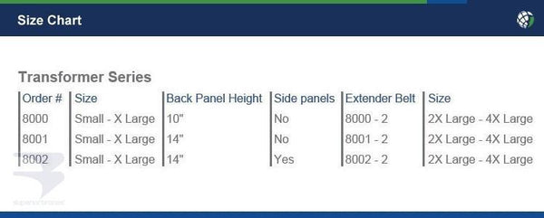Transformer Universal Back Brace - 8002 Series -  by Advanced Orthopaedics - Superior Braces - SuperiorBraces.com