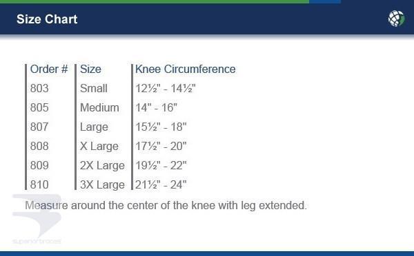 Deluxe Airprene Knee Brace -  by Advanced Orthopaedics - Superior Braces - SuperiorBraces.com