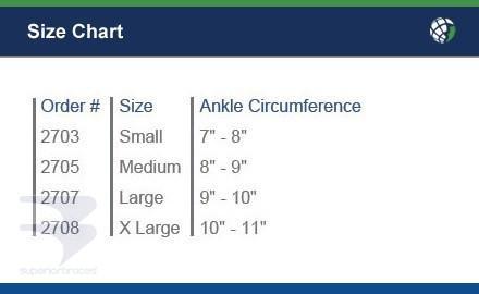 Elastic Slip-On Ankle Support -  by Advanced Orthopaedics - Superior Braces - SuperiorBraces.com
