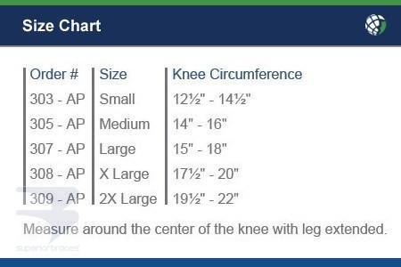 Airprene Knee Sleeve -  by Advanced Orthopaedics - Superior Braces - SuperiorBraces.com