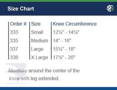 Elastic Slip-On Knee Support (Closed Patella) -  by Advanced Orthopaedics - Superior Braces - SuperiorBraces.com