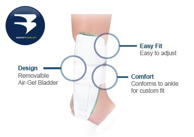 SB Air & Gel Ankle Brace -  by Superior Braces - Superior Braces - SuperiorBraces.com