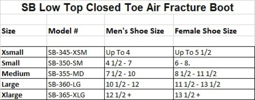 Sparx slippers size 2025 chart
